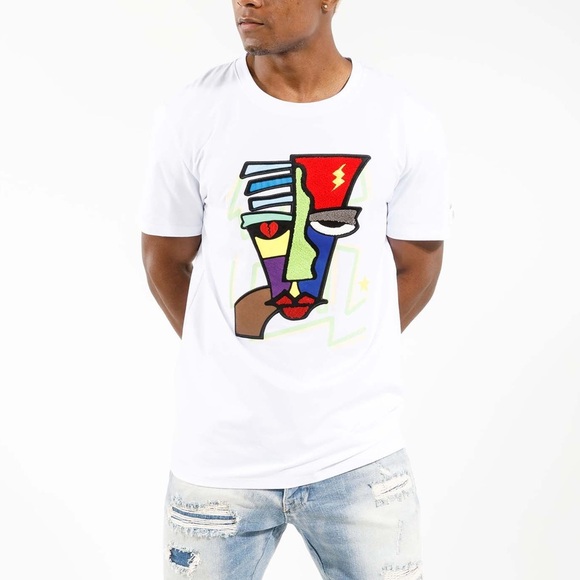 Mens Fifth Loop Abstract Tshirt - Picture 1 of 11